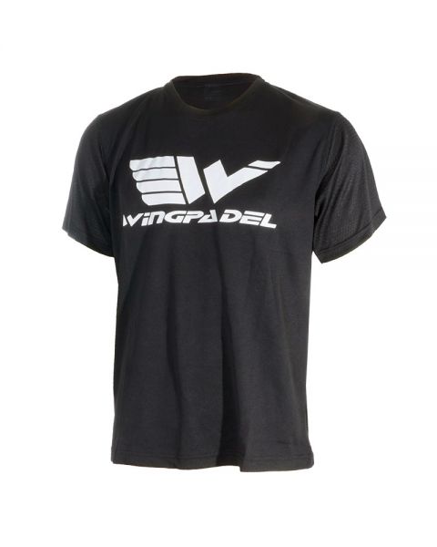 TEXTIL Camiseta Wingpadel Wave Negro