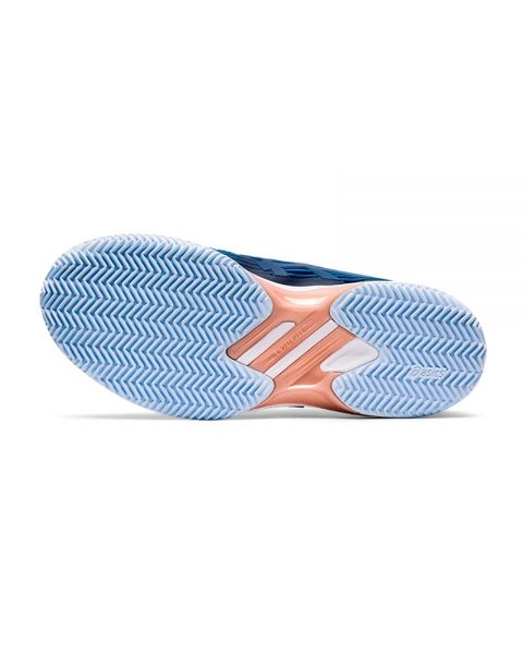 Asics Solution Speed clay blanco mujer - Suela espiga