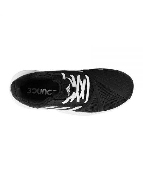 Dejar abajo Bebida Una efectiva adidas Courtjam Bounce Negro Blanco Mujer - Alta calidad