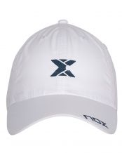 GORRA NOX BLANCA LOGO AZUL