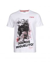 CAMISETA NOX VAMOS MIGUELITO BLANCO