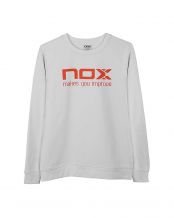 SUDADERA NOX TEAM BLANCO MUJER