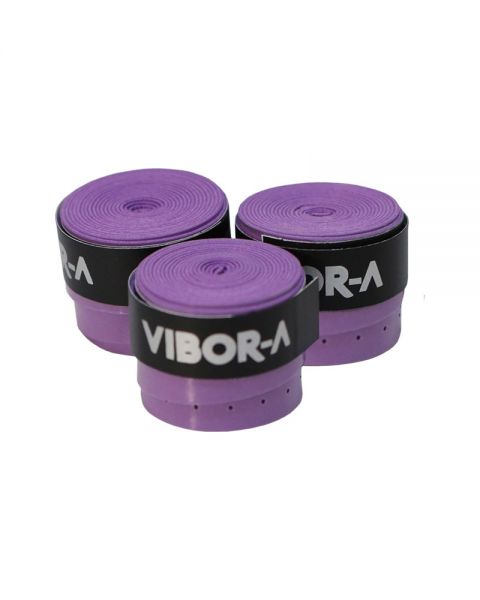 ACCESORIOS Pack 3 Overgrips Vibor-a Microperforado Violeta