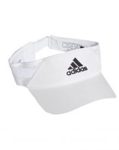 VISERA ADIDAS AEROREADY BLANCO LOGO NEGRO