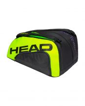 PORTARACCHETTE HEAD TOUR TEAM PADEL MONSTERCOMBI NERO GIALLO FLUO