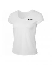 CAMISETA NIKE COURT DRY TOP BLANCO MUJER