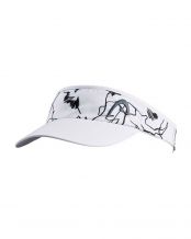 VISERA HEAD PRO PLAYER FLOWERS BLANCO GRIS