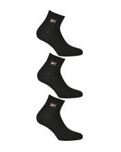 PACK 3 CALCETINES FILA F9303 200 NEGROS