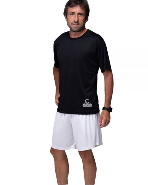 ROPA DE PADEL HOMBRE Camiseta Vibor-a Kait Negro