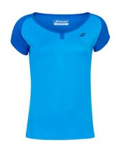 T-SHIRT BABOLAT PLAY CAP SLEEVE BLEU TURQUOISE FEMME