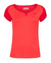 T-SHIRT BABOLAT PLAY CAP SLEEVE ROSSA DONNA