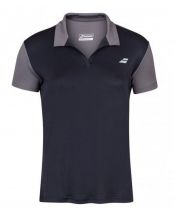 POLO BABOLAT PLAY NEGRO MUJER