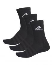 CALCETINES ADIDAS CUSHIONED CREW 3PACK NEGRO