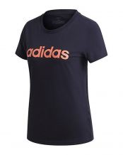 CAMISETA ADIDAS ESSENTIALS LINEAR AZUL ROSA MUJER