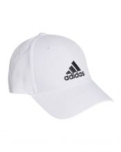 GORRA ADIDAS BBALLCAP LT EMB BLANCO NEGRO