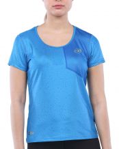 CAMISETA BULLPADEL DEUCE AZUL MUJER