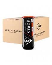 CAJN 24 BOTES 3 BOLAS DUNLOP STAGE 2 NARANJA