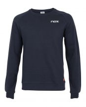 SUDADERA TOUR NOX AZUL MARINO LETRAS BLANCAS