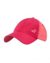 GORRA BABOLAT BASIC LOGO ROSA MUJER