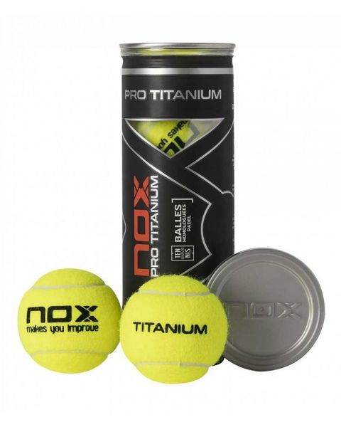 PELOTAS Bote De 3 Bolas Nox Pro Titanium