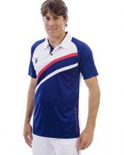 POLO PADEL SOFTEE START AZUL BLANCO