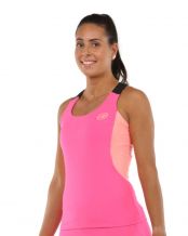 CAMISETA BULLPADEL EURE ROSA FLUOR MUJER