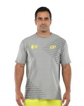 CAMISETA BULLPADEL VIGIA GRIS MEDIO VIGOR