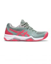 ASICS GEL-CHALLENGER 12 CLAY GRIS ROSA MUJER 1042A039 021