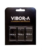 BLISTER OVERGRIPS VIBOR-A PRO X3 PERFORADO NEGRO