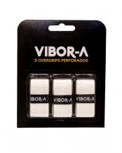 BLISTER 3 OVERGRIPS PRO VIBOR-A PERFORADO BLANCO