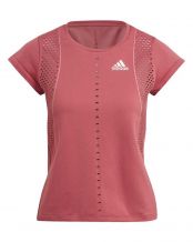 TSHIRT ADIDAS PRIMEBLUE PRIMEKNIT ROUGE FEMME