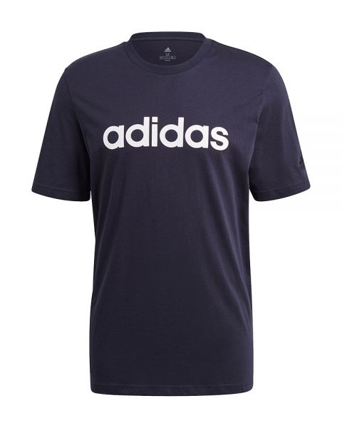 ROPA DE PADEL HOMBRE Camiseta Adidas Essentials Embroidered Linear Logo Azul