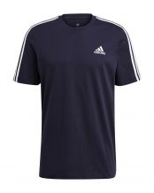 CAMISETA ADIDAS ESSENTIALS 3 FRANJAS AZUL