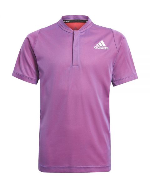 PADEL JUNIOR Polo Tennis Adidas Freelift Primeblue Violet Enfant