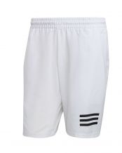 PANTALON CORTO ADIDAS CLUB 3 FRANJAS BLANCO