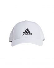 ADIDAS BERRETTO LEGGERO RICAMATO BIANCO