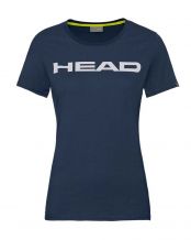 CAMISETA HEAD CLUB LUCY AZUL BLANCO MUJER