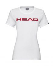 CAMISETA HEAD CLUB LUCY BLANCO ROJO MUJER