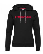 SUDADERA HEAD CLUB ROSIE NEGRO ROJO  MUJER