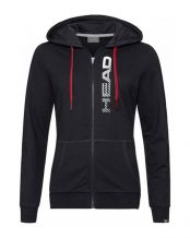 SUDADERA HEAD CLUB GRETA FZ NEGRO BLANCO MUJER