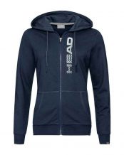 SUDADERA HEAD CLUB GRETA FZ NAVY BLANCO MUJER