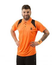 POLO PADEL SOFTEE REFLEX NARANJA FLOR NEGRO