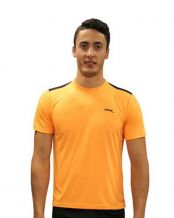 CAMISETA SOFTEE MATCH NARANJA FLUOR NEGRO