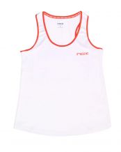 CAMISETA TIRANTES NOX TEAM BLANCO ROJO MUJER