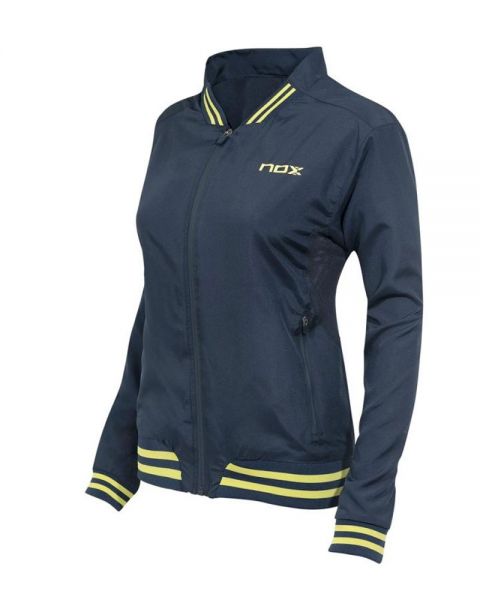 TEXTILE Veste Nox Bleu Lime Femme