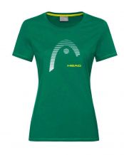 CAMISETA HEAD CLUB LARA VERDE MUJER