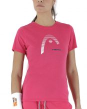 CAMISETA HEAD CLUB LARA FUCSIA MUJER