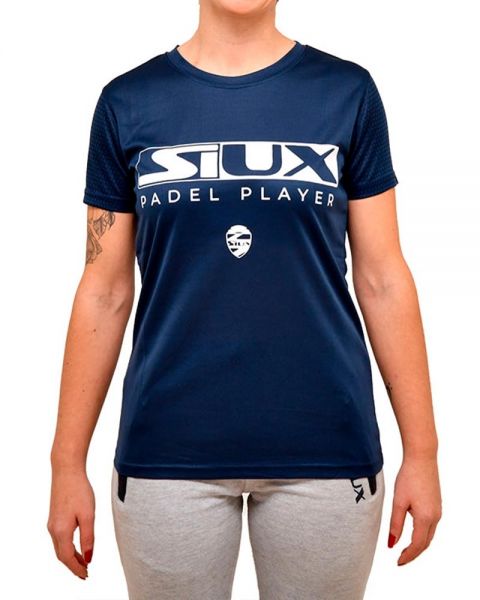 ROPA DE PADEL MUJER Camiseta Siux Eclipse Azul Marino Mujer