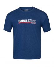 T SHIRT BABOLAT EXERCISE VINTAGE BLU