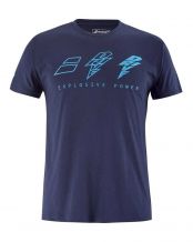 T-SHIRT BABOLAT DRIVE BLEU MARINE